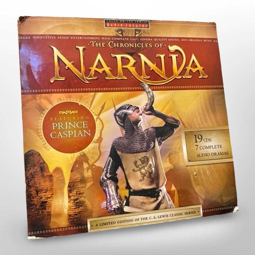 Chronicles of Narnia Audio Book CD Box Set Focus on the Family 19 CDs Complete